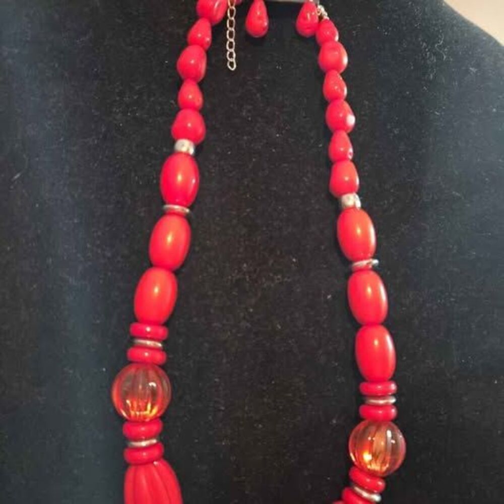 Paparazzi Necklace ~ High Alert - Orange